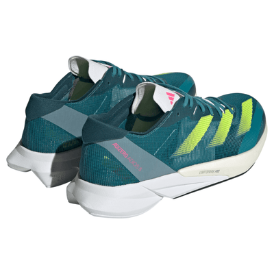 Adidas Women's Adizero Adios 8 Women's Shoes - BlackToe Running#colour_arctic-fusion-lucid-lemon-pink