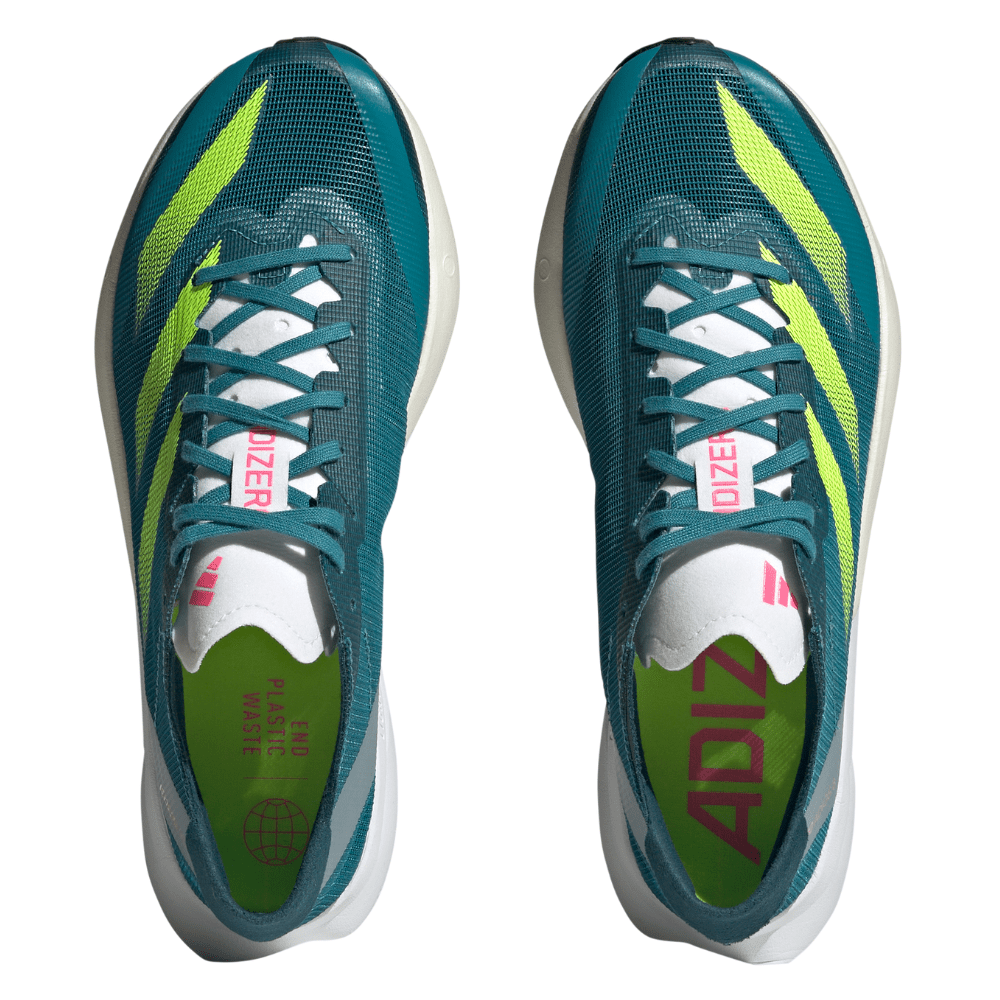 Adidas Women's Adizero Adios 8 Women's Shoes - BlackToe Running#colour_arctic-fusion-lucid-lemon-pink