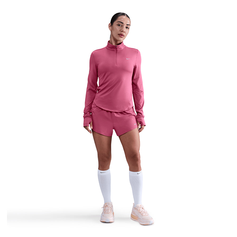 Nike Women's Dri-FIT Swift UV 1/4-Zip Running Top - BlackToe Running
