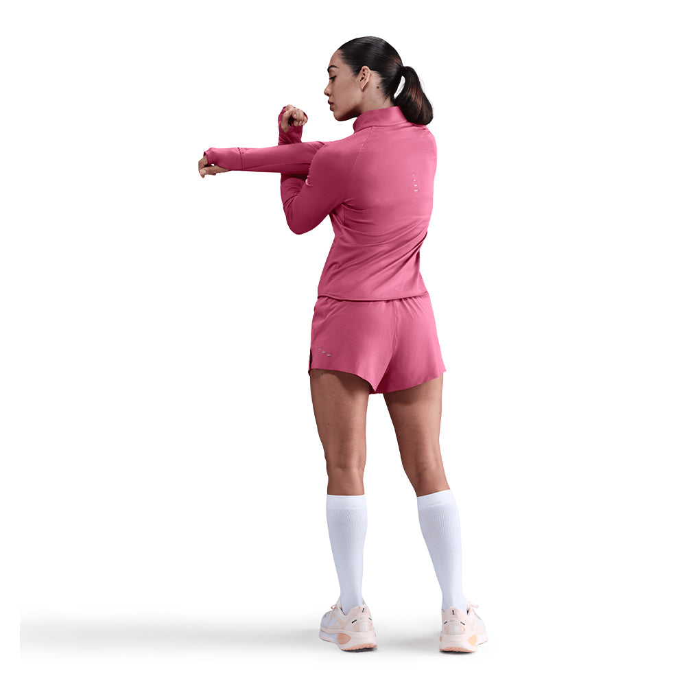 Nike Women's Dri-FIT Swift UV 1/4-Zip Running Top - BlackToe Running