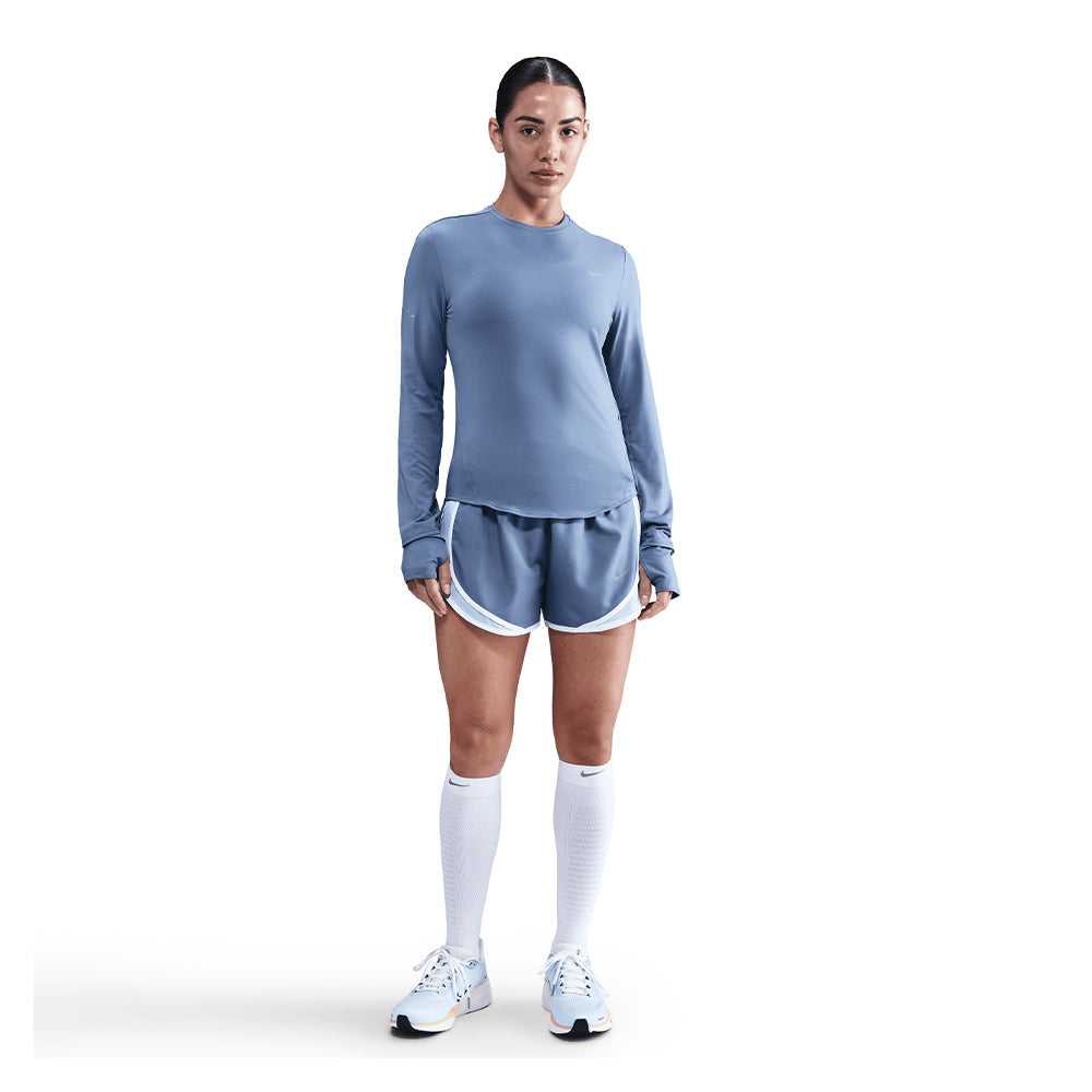 Nike Women's Dri-FIT Swift UV Long-Sleeve Crew-Neck Running Top - BlackToe Running
