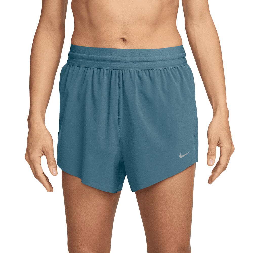 Nike Women's Swift Dri-FIT Mid-Rise 2.5" Brief-Lined Running Shorts - BlackToe Running#colour_smokey-blue