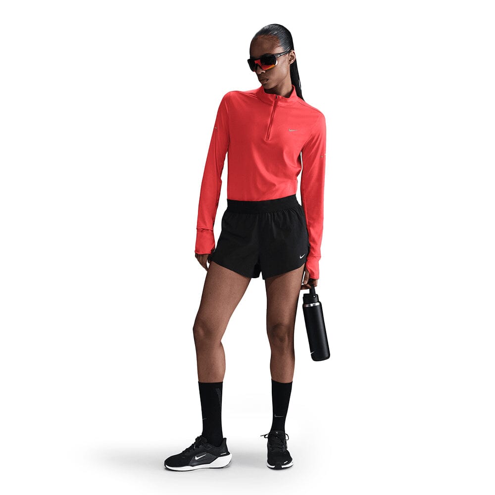 Nike Women's Swift Dri-FIT Mid-Rise 2.5" Brief-Lined Running Shorts - BlackToe Running#colour_black