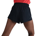 Nike Women's Swift Dri-FIT Mid-Rise 2.5" Brief-Lined Running Shorts - BlackToe Running#colour_black