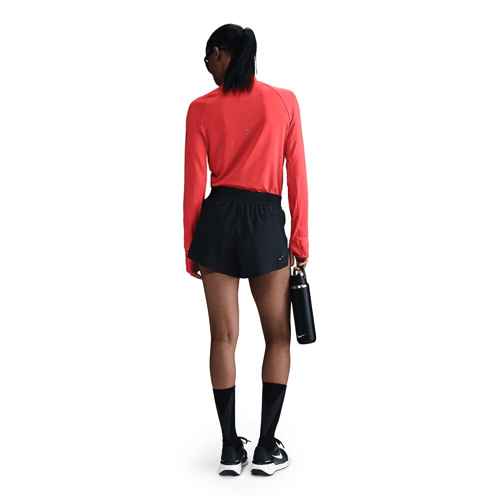 Nike Women's Swift Dri-FIT Mid-Rise 2.5" Brief-Lined Running Shorts - BlackToe Running