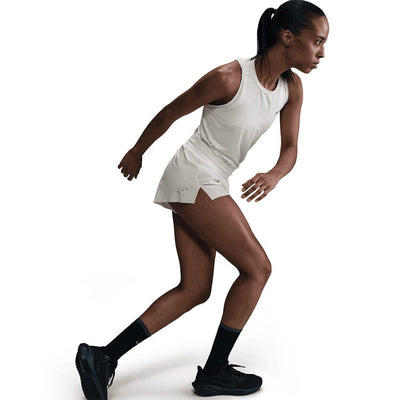 Nike Women's Swift Dri-FIT Mid-Rise 2.5" Brief-Lined Running Shorts - BlackToe Running#colour_sail