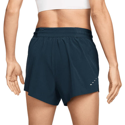 Nike Women's Swift Dri-FIT Mid-Rise 2.5" Brief-Lined Running Shorts - BlackToe Running#colour_armory-navy