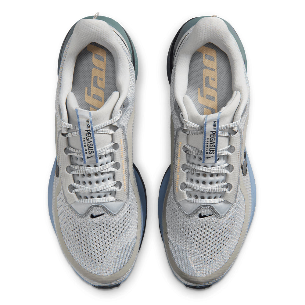 Nike Men's Pegasus Premium - BlackToe Running#colour_grey-mist-dark-obsidian-mineral-slate