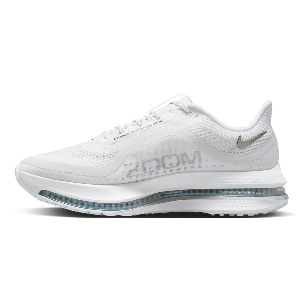 Nike Men's Pegasus Premium - BlackToe Running#colour_white-metallic-silver