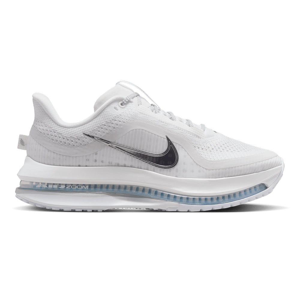Nike Women's Pegasus Premium - BlackToe Running#colour_white-metallic-silver