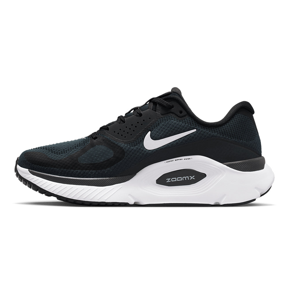 Nike Men's Structure Plus - BlackToe Running#colour_black-white