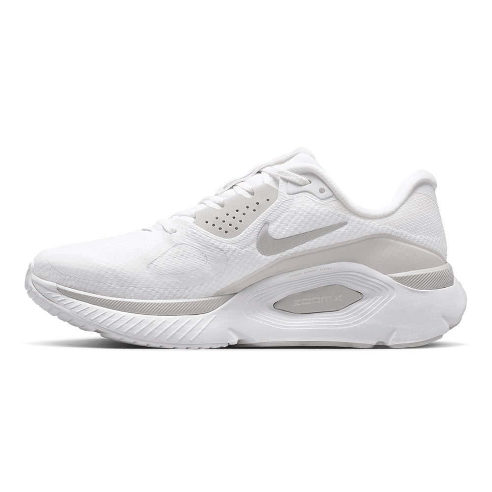 Nike Women's Structure Plus - BlackToe Running#colour_white-silver