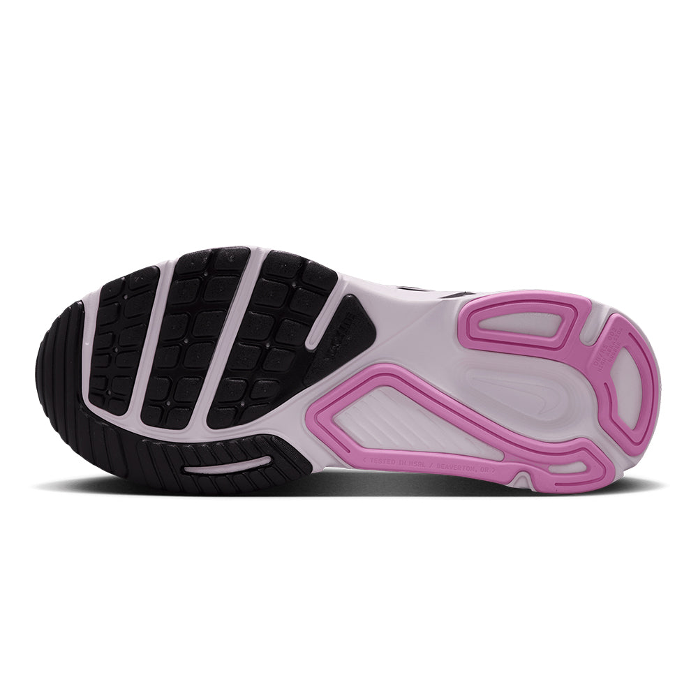 Nike Women's Structure Plus - BlackToe Running#colour_white-metallic-silver