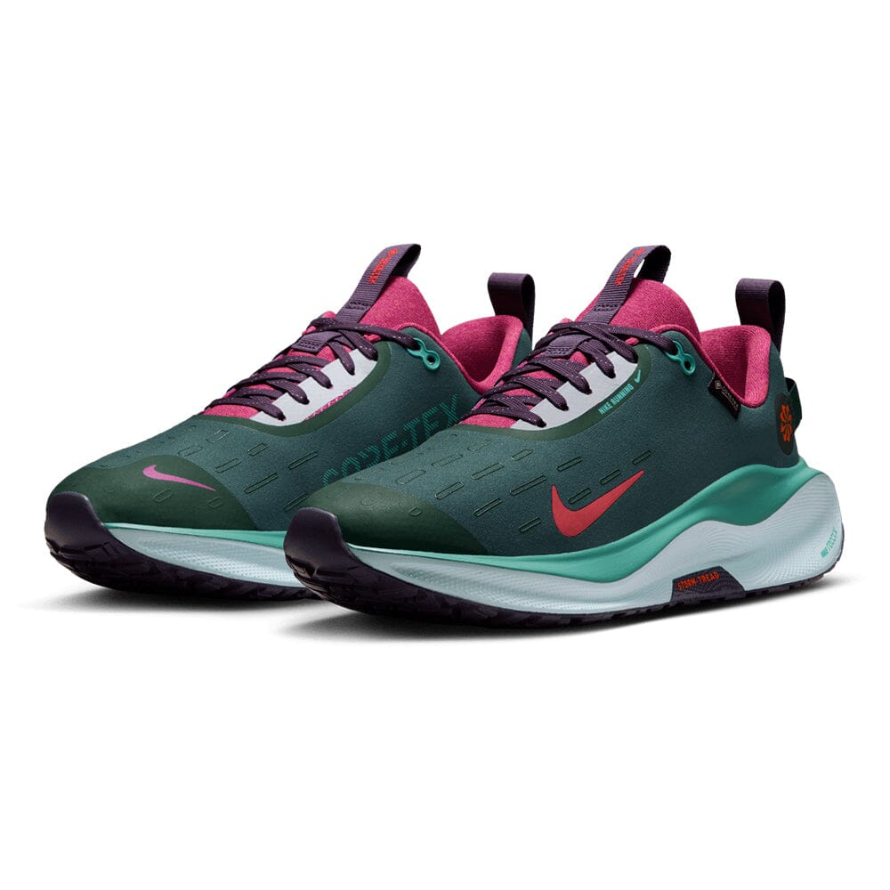 Nike Women's InfinityRN 4 GORE-TEX- BlackToe Running#colour_vintage-green-bright-crimson
