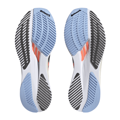 Adidas Women's Adizero Boston 11 Women's Shoes - BlackToe Running#colour_grey-six-coral-fusion-blue-dawn