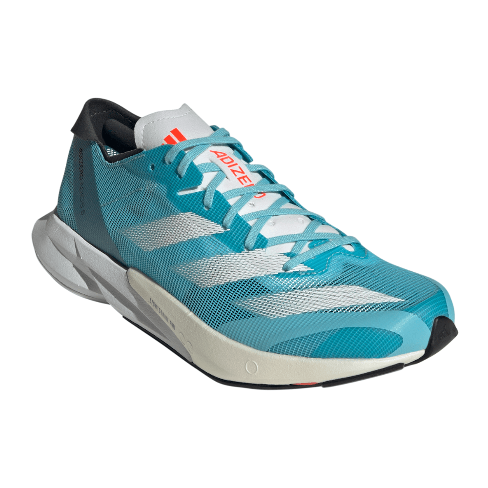 Adidas Women's Adizero Adios 8 Women's Shoes - BlackToe Running#colour_light-aqua-feather-white