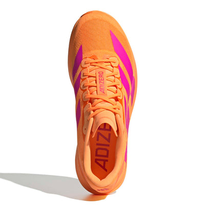 Adidas Men's Adizero Evo SL - BlackToe Running#colour_flash-orange-shock-pink-iron-met