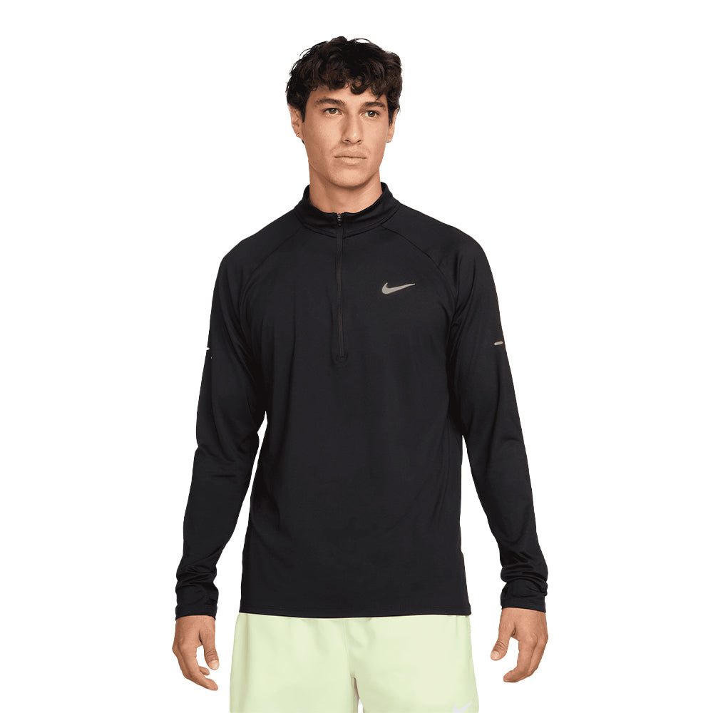 Nike Men's Stride Dri-FIT 1/4-Zip Running Top - BlackToe Running#colour_black