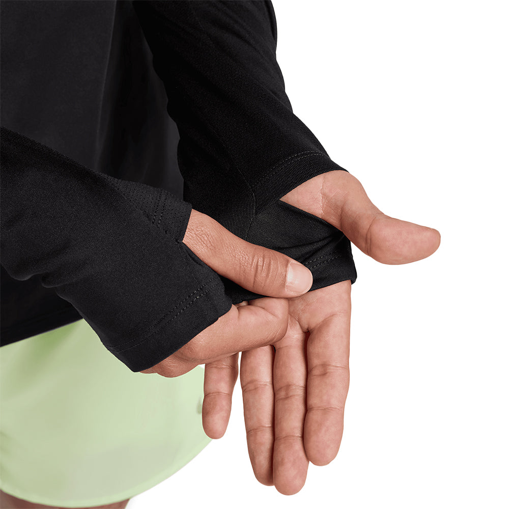 Nike Men's Stride Dri-FIT 1/4-Zip Running Top - BlackToe Running#colour_black