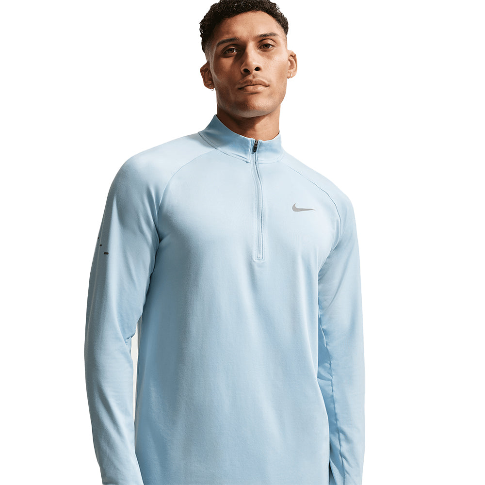 Nike Men's Stride Dri-FIT 1/4-Zip Running Top - BlackToe Running#colour_light-armory-blue