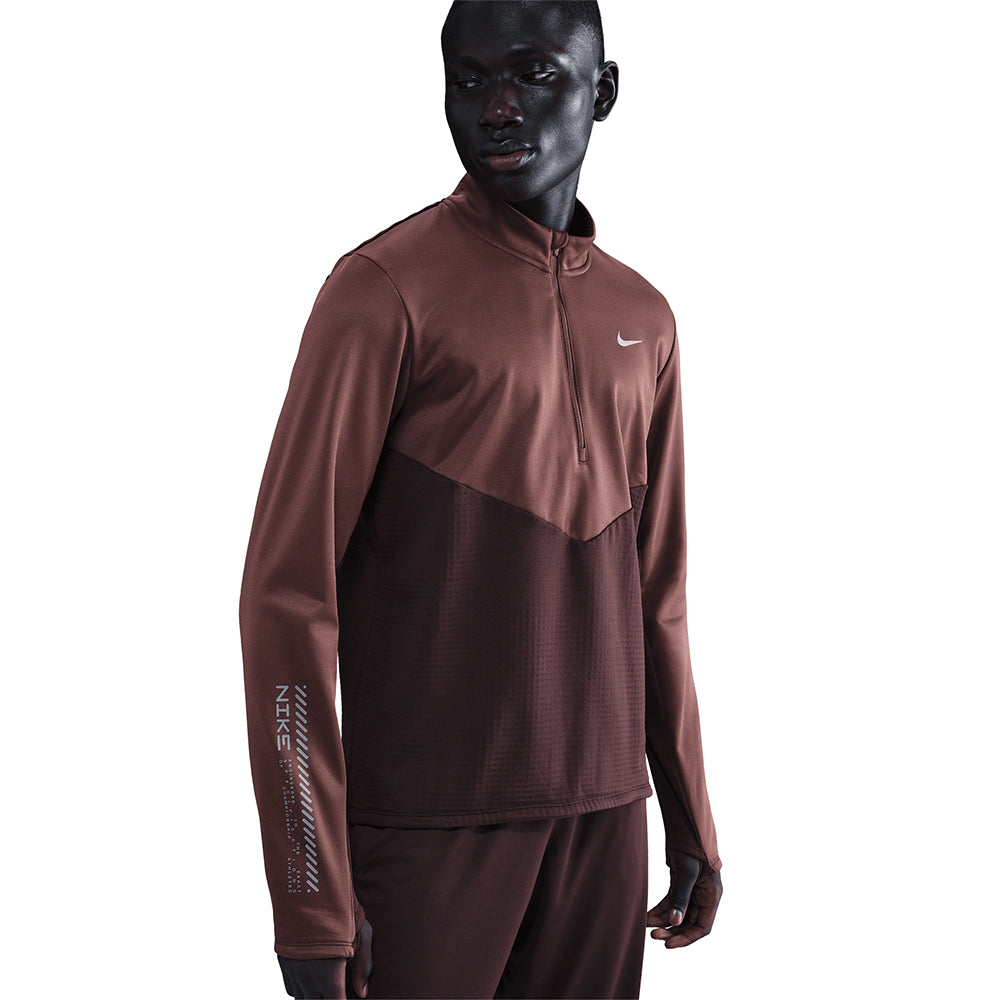 Nike Men's Pacer Winterized 1/2-Zip Running Top - BlackToe Running