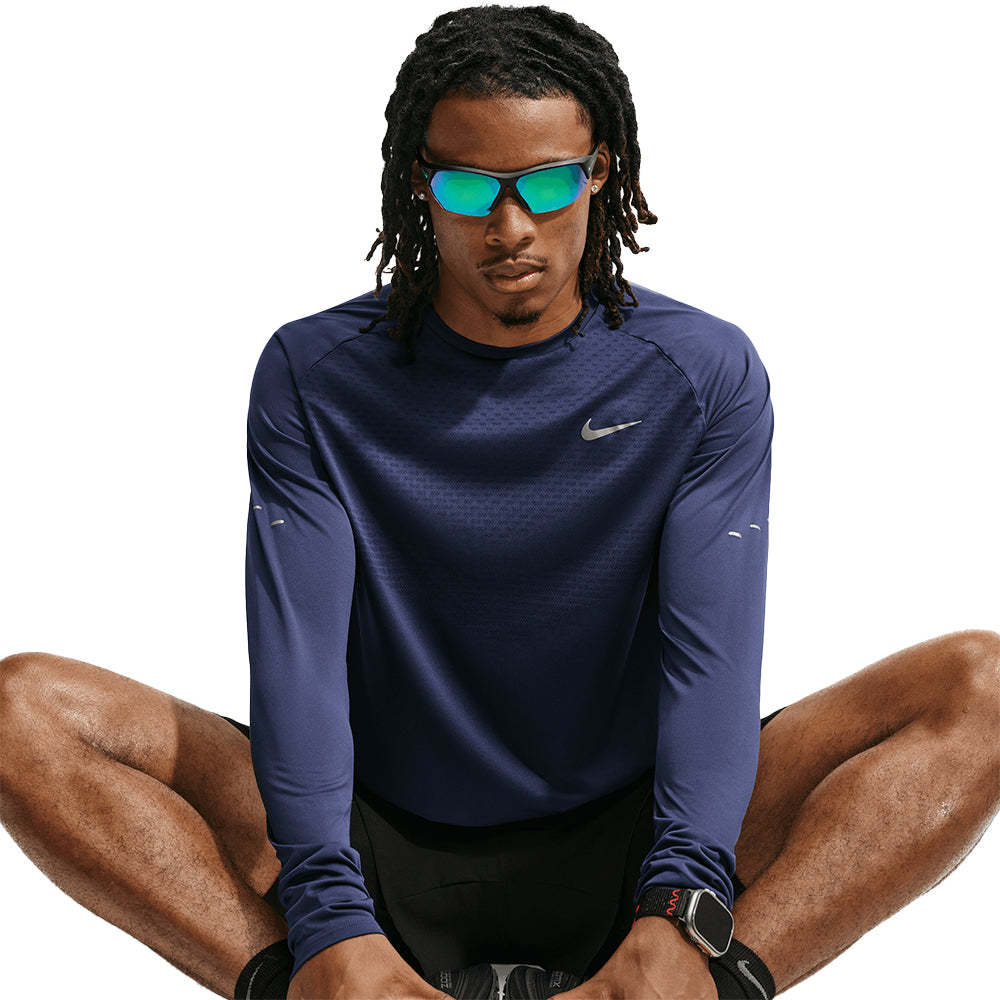 Nike Men's Stride Dri-FIT ADV Long-Sleeve Running Top - BlackToe Running