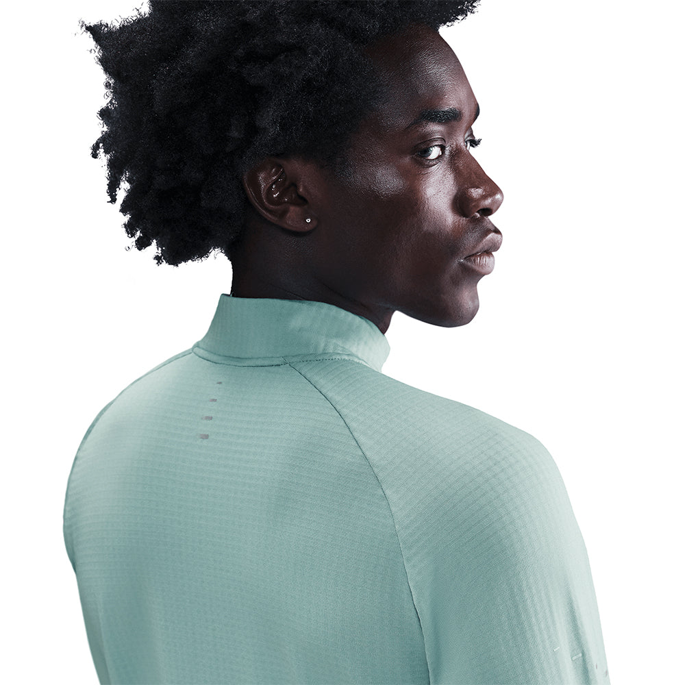 Nike Men's Stride Therma-FIT Repel Winterized 1/2-Zip Running Top - BlackToe Running#colour_cannon