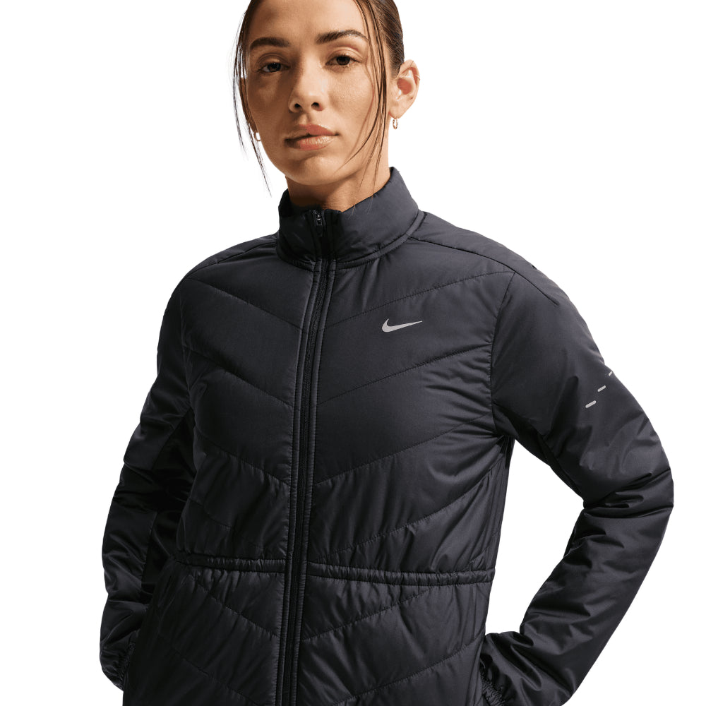 Nike Women's Swift Therma-FIT Running Jacket - BlackToe Running#colour_black-reflective-silver