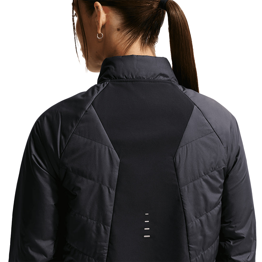 Nike Women's Swift Therma-FIT Running Jacket - BlackToe Running#colour_black-reflective-silver
