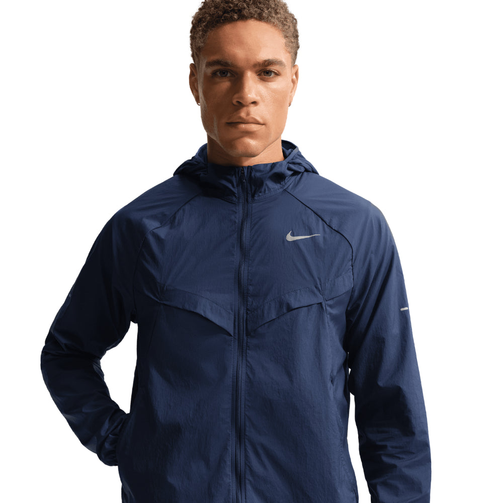 Nike Men's Stride Repel UV Running Jacket - BlackToe Running#colour_midnight-navy