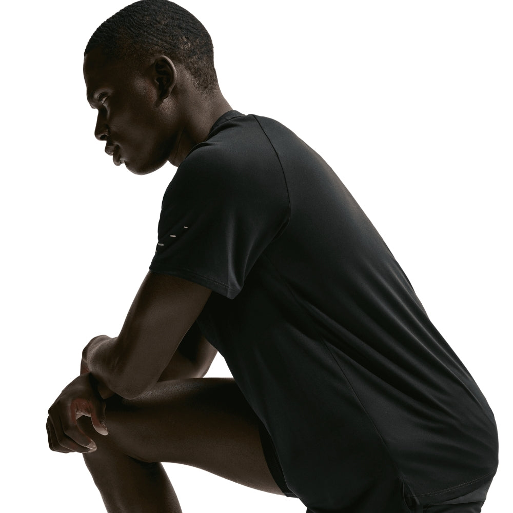 Nike Men's Stride Dri-FIT ADV Short-Sleeve Running Top - BlackToe Running#colour_black