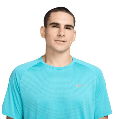 Nike Men's Stride Dri-FIT ADV Short-Sleeve Running Top - BlackToe Running#colour_dusty-cactus