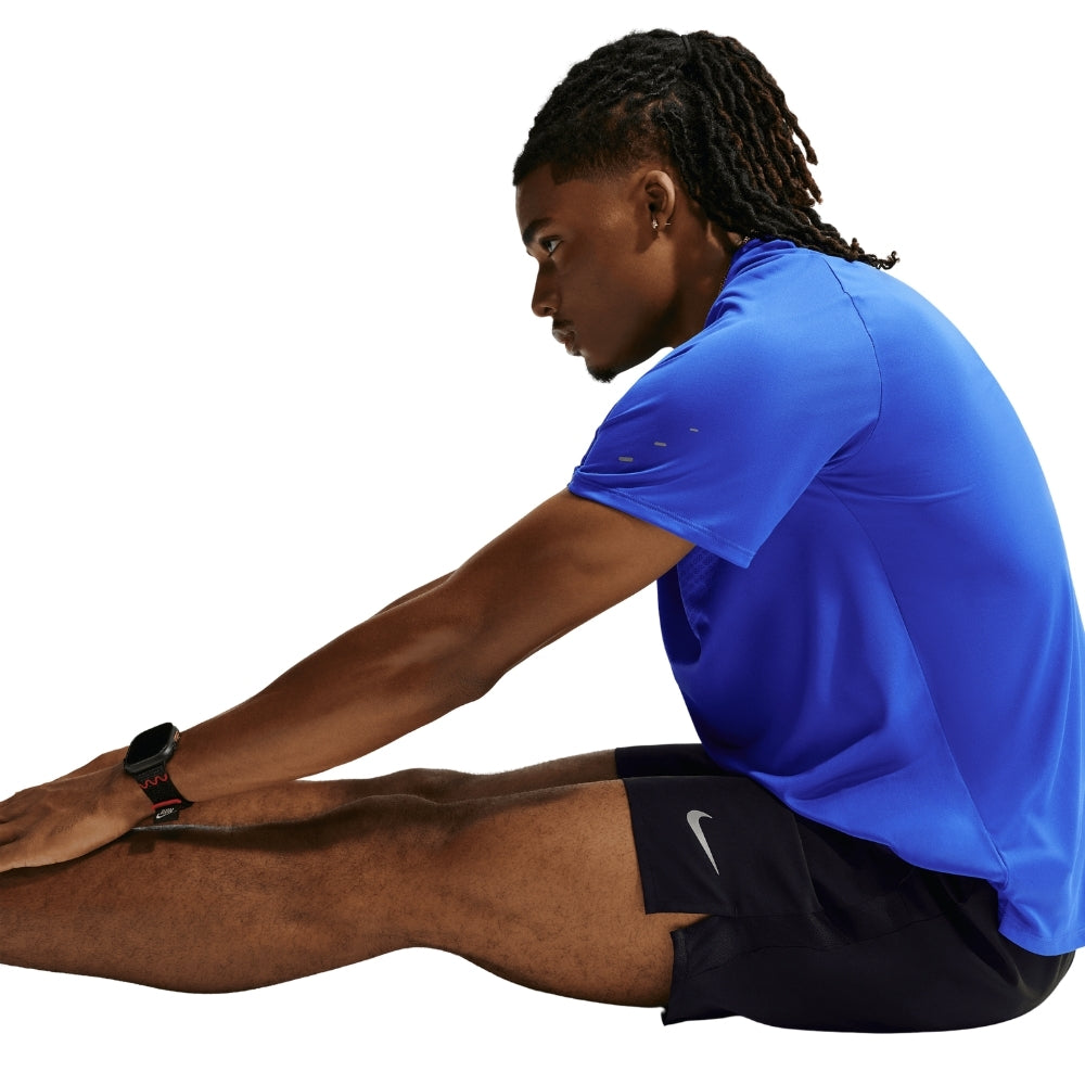 Nike Men's Stride Dri-FIT ADV Short-Sleeve Running Top - BlackToe Running#colour_hyper-royal