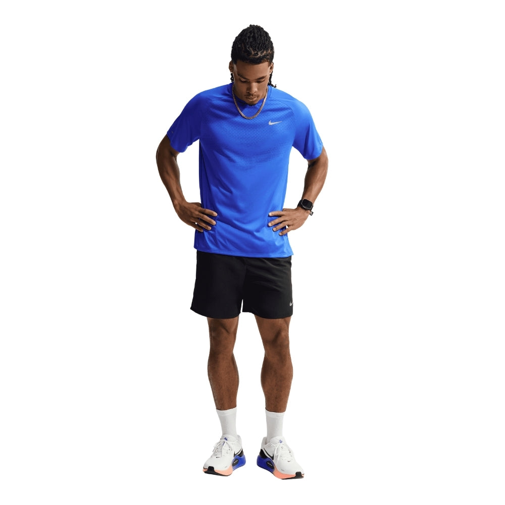 Nike Men's Stride Dri-FIT ADV Short-Sleeve Running Top - BlackToe Running