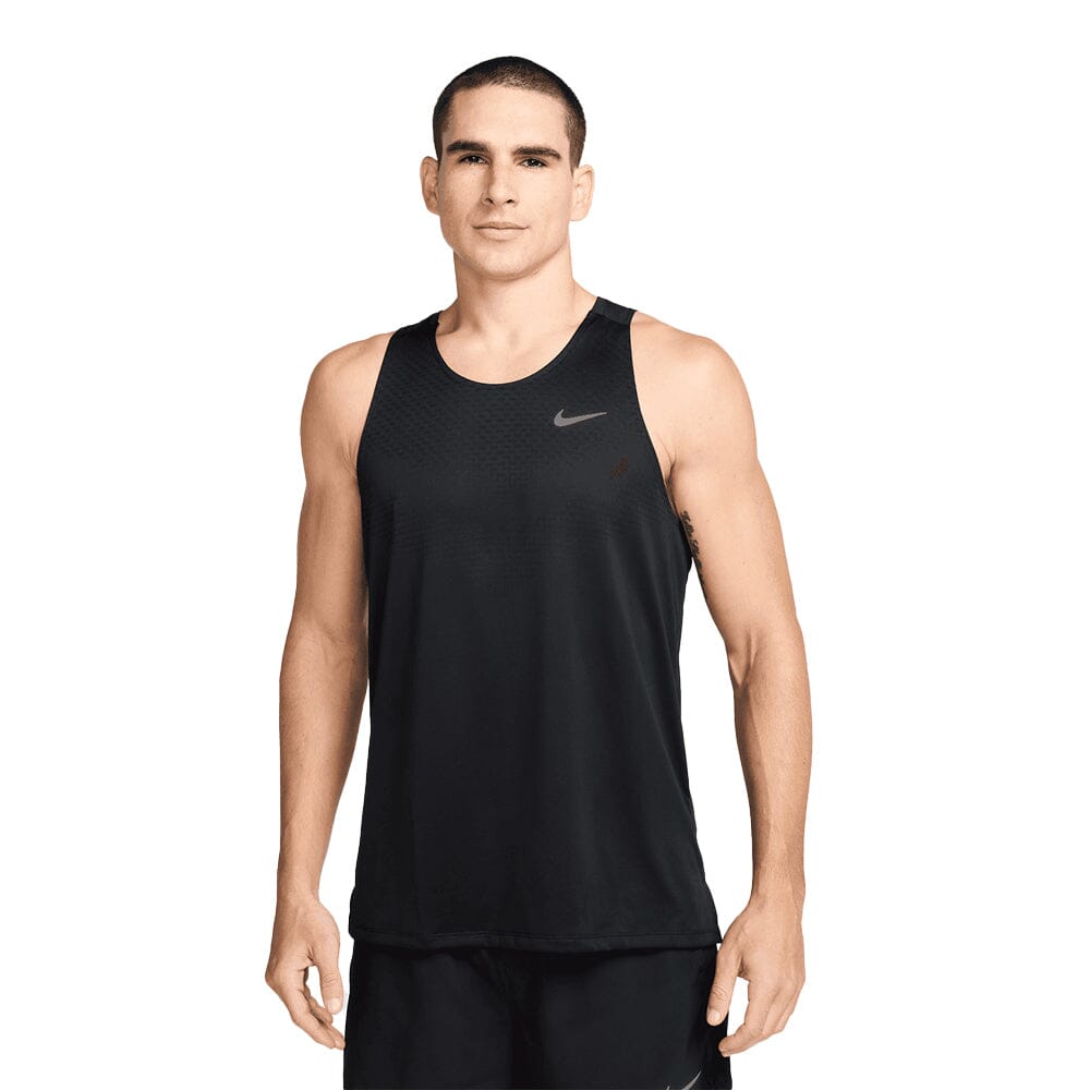 Nike Men's Stride Dri-FIT ADV Running Tank Top - BlackToe Running#colour_black