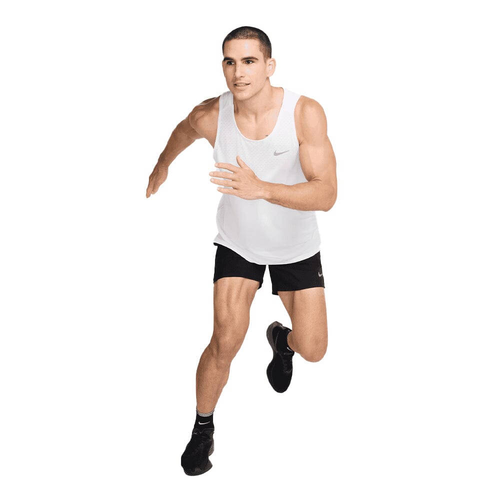 Nike Men's Stride Dri-FIT ADV Running Tank Top - BlackToe Running#colour_white