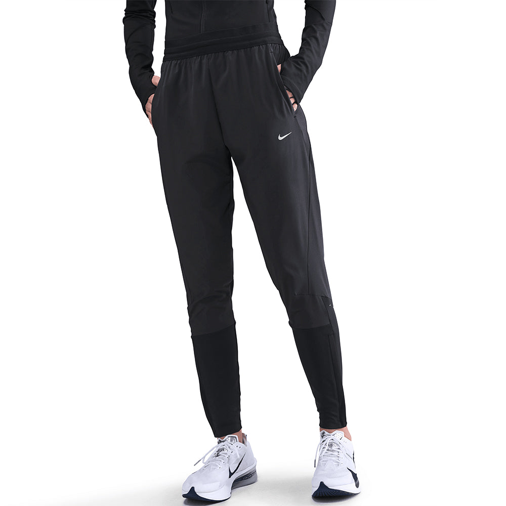 Nike Women's Swift Dri-FIT Mid-Rise Running Pants - BlackToe Running#colour_black
