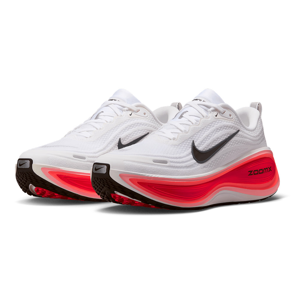 Nike Men's Vomero Plus - BlackToe Running#colour_white-bright-crimson