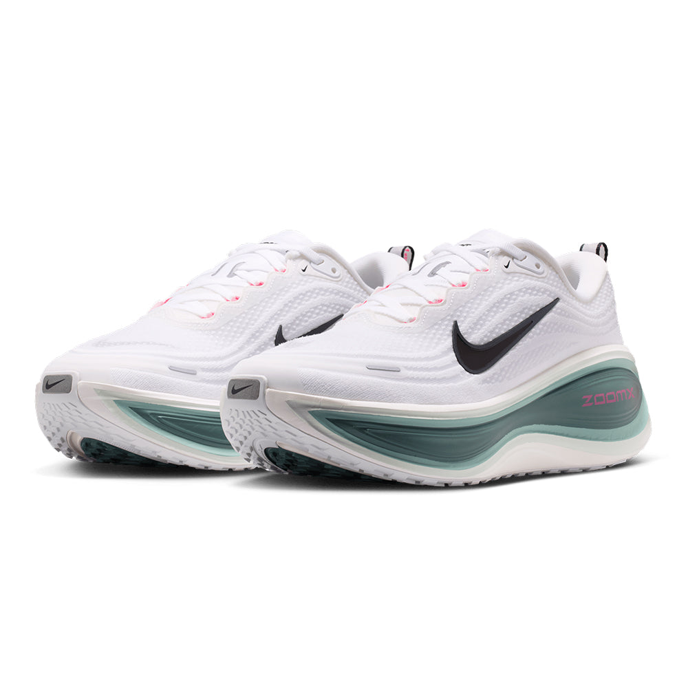 Nike Men's Vomero Plus - BlackToe Running#colour_white-mineral-slate-hyper-pink