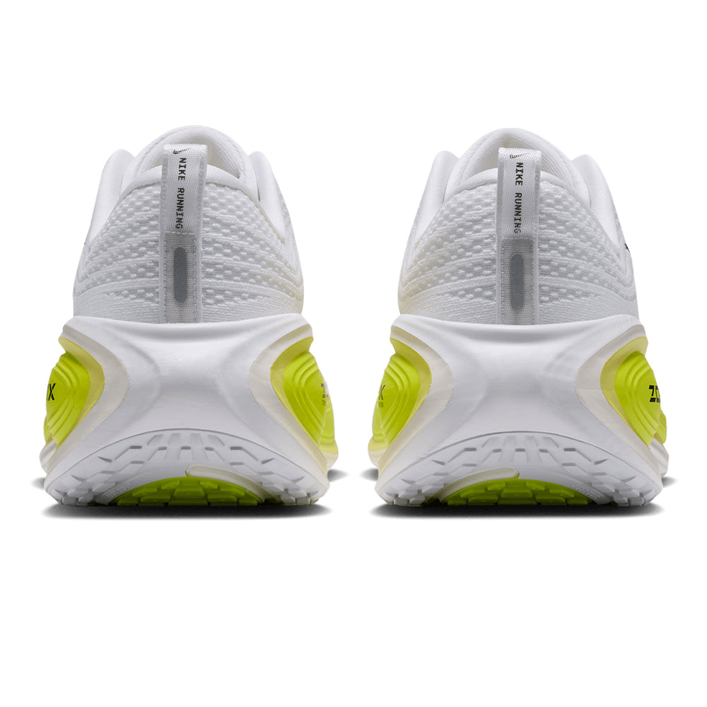 Nike Men's Vomero Plus - BlackToe Running#colour_white-black-lemon-venom-electric-yellow