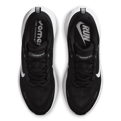 Nike Women's Vomero Plus - BlackToe Running#colour_black-white