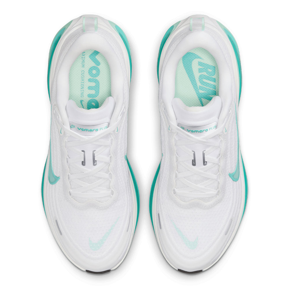 Nike Women's Vomero Plus - BlackToe Running#colour_white-bleached-turq-mint-foam