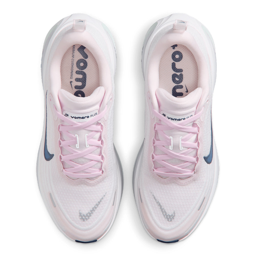 Nike Women's Vomero Plus - BlackToe Running#colour_pearl-pink-midnight-navy-white