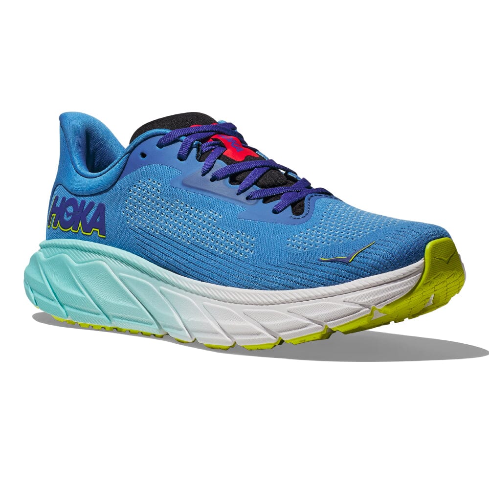 Hoka Men's Arahi 7 - BlackToe Running#colour_virtual-blue-cerise