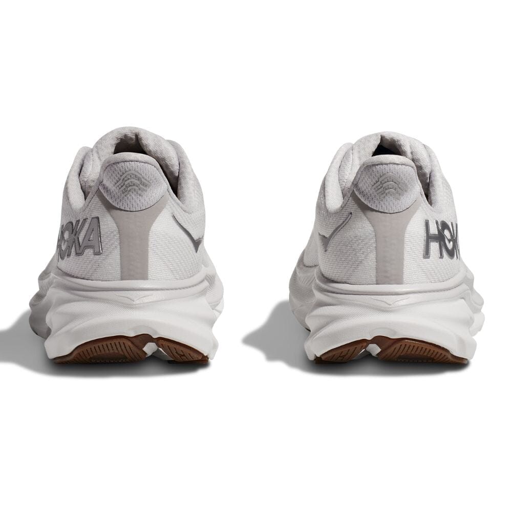 Hoka Men's Clifton 9 Men's Shoes - BlackToe Running#colour_nimbus-cloud-white