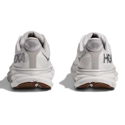 Hoka Men's Clifton 9 Men's Shoes - BlackToe Running#colour_nimbus-cloud-white