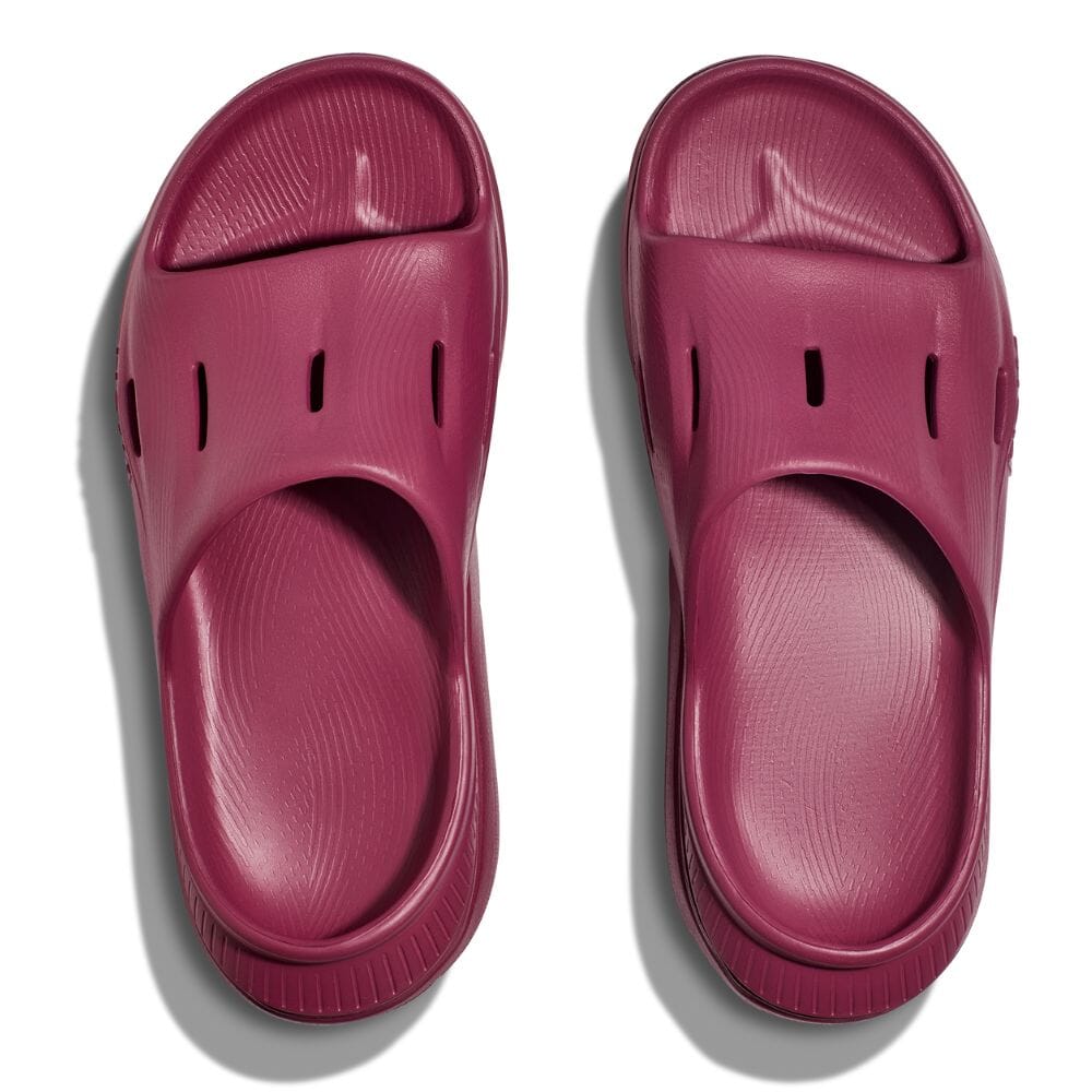 Hoka Ora Recovery Slide 3 - Diva Blue Slides - BlackToe Running#colour_beet-root