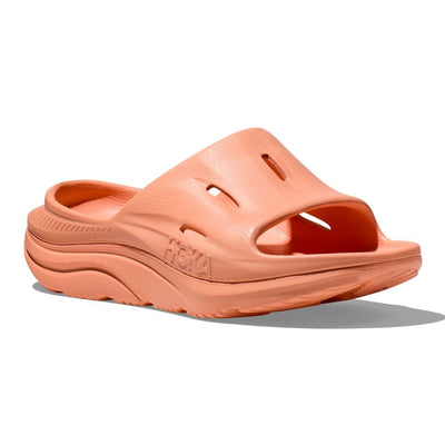 Hoka Ora Recovery Slide 3 - Papaya - BlackToe Running#colour_papaya