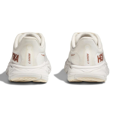 Hoka Women's Arahi 7 - BlackToe Running#colour_blanc-de-blanc-rose-gold