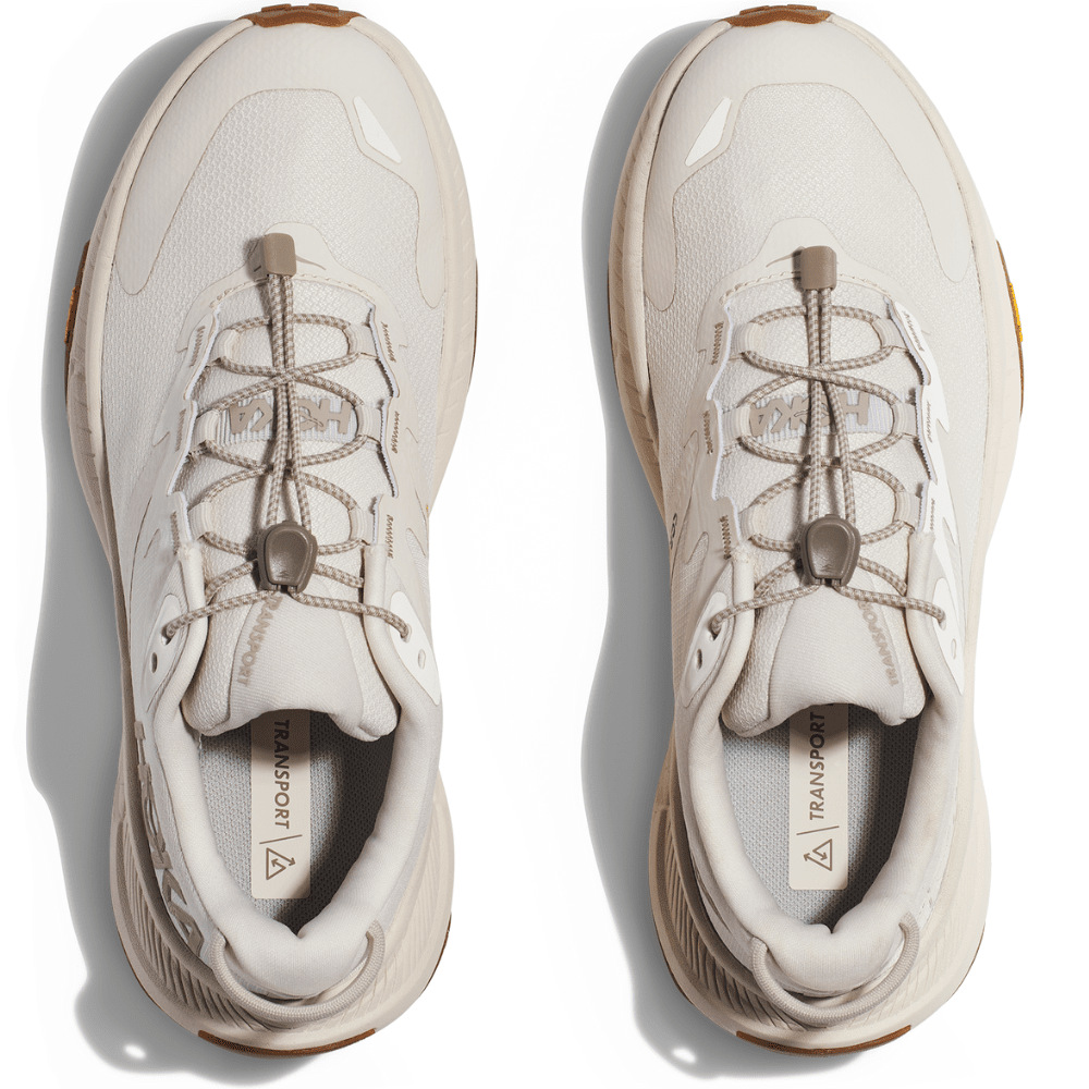 Hoka Women's Transport - BlackToe Running#colour_eggnog